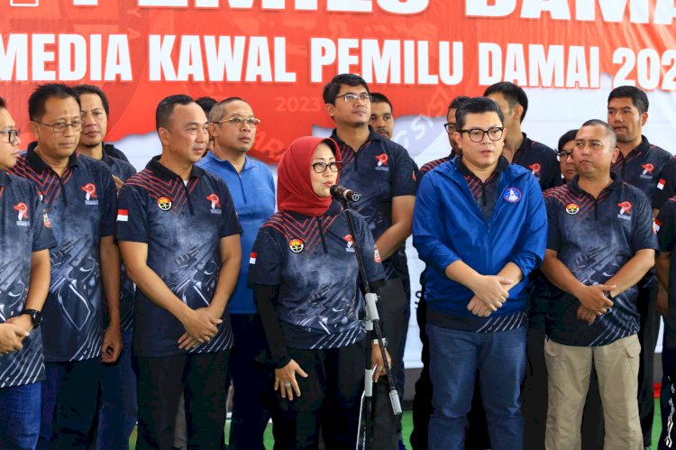 Polri, Dewan Pers, dan Pimpinan Media Deklarasi Pemilu Damai 2024